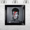David Bowie - Colour Lightning - Tattoos - Black Frame - Mounted
