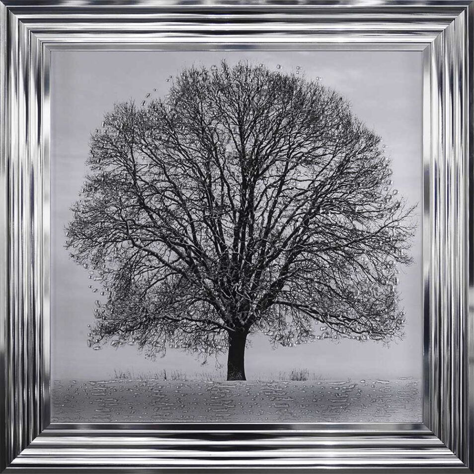 A Winter's Tree - Winter Tree - Chrome Frame