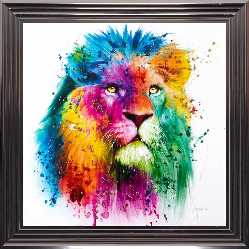 Lion - Pride - Patrice Murciano - Colour - Metallic Frame