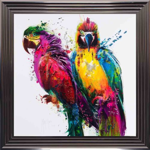 Parrots - Colourful Birds - Patrice Murciano - Metallic Frame